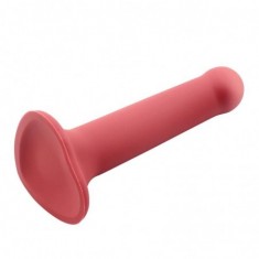Hiper flexible dildo - 18 cm - maat M - strap-on geschikt - rood