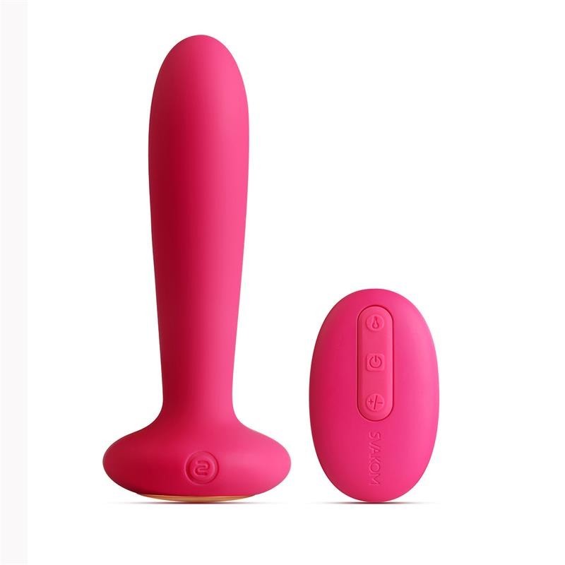 SVAKOM - Primo - buttplug met vibrator - rood