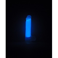 Playbird® - Glow in the dark dildo - 21 cm - roze
