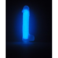 Playbird® - Glow in the dark dildo - 26 cm - roze