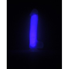 Playbird® - Glow in the dark dildo - 26 cm - paars