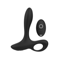 Playbird® - Prostaat Vibrator - met afstandsbediening - zwart