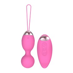 Playbird® - Tril ei met vibrerende afstandsbediening - pink