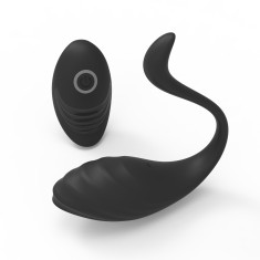 Playbird® - Vibrerend Eitje met afstandsbediening – oplaadbaar – zwart