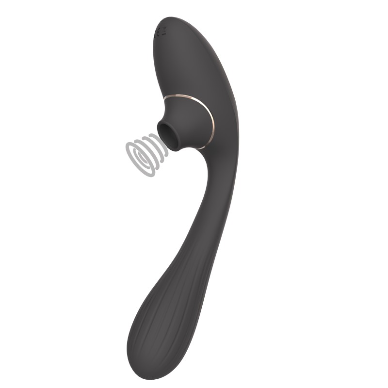 Playbird® - Air Pulser - luchtdruk vibrator - G-spot vibrator - zwart