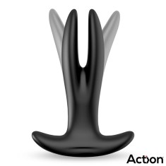 ACTION - Pinsy - verstelbare anaal plug - zwart