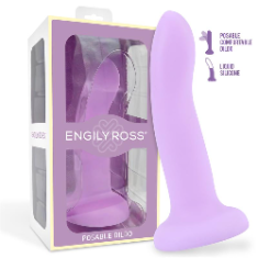 Engily Ross DILDOX - Buigbare Dildo - 17 cm - met zuignap - paars